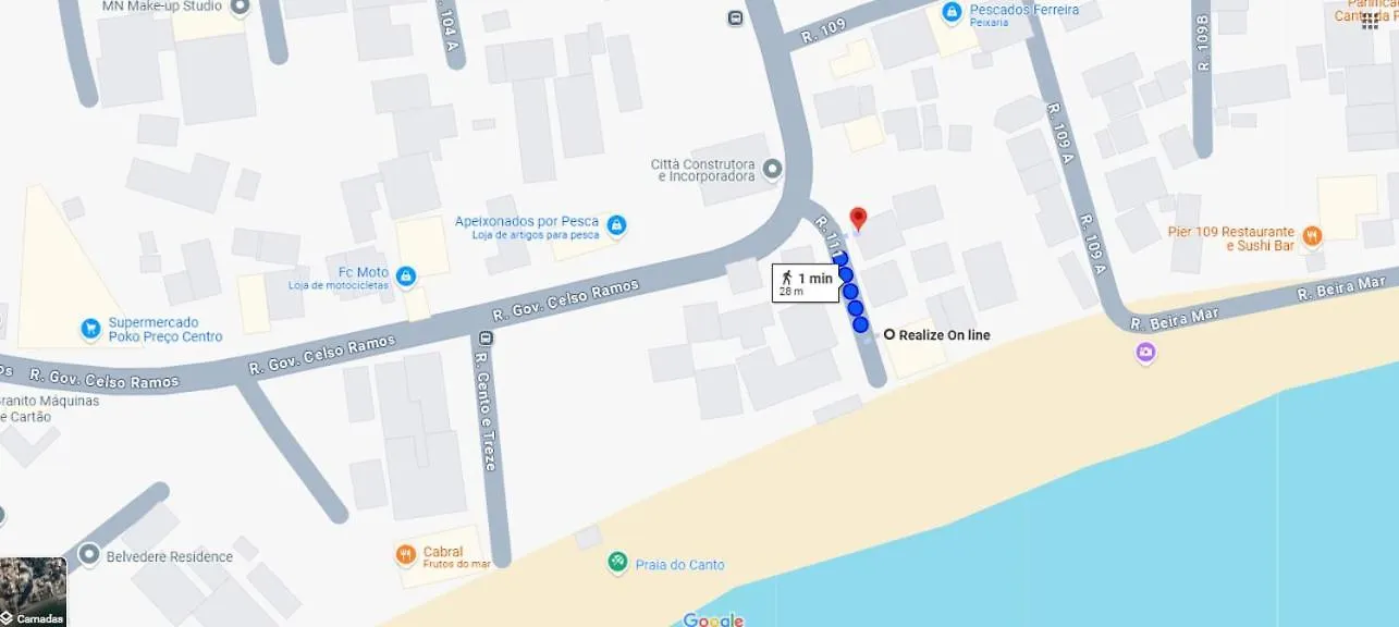 Hospedagem 20M Da Praia. Itapema Brazil